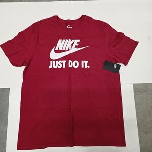 Nike Bold Red Short Sleeve Tee
